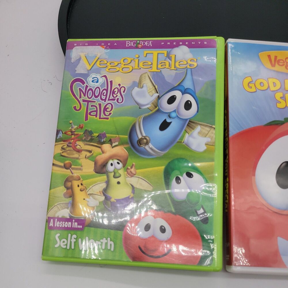Lot Of Two Veggie Tales DVD ( God made YouSpecial, And  Snoodels Tale).